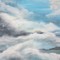 'Wolkenspiel 2' <br>  Gouache auf Leinwand  25 x 35   verkauft